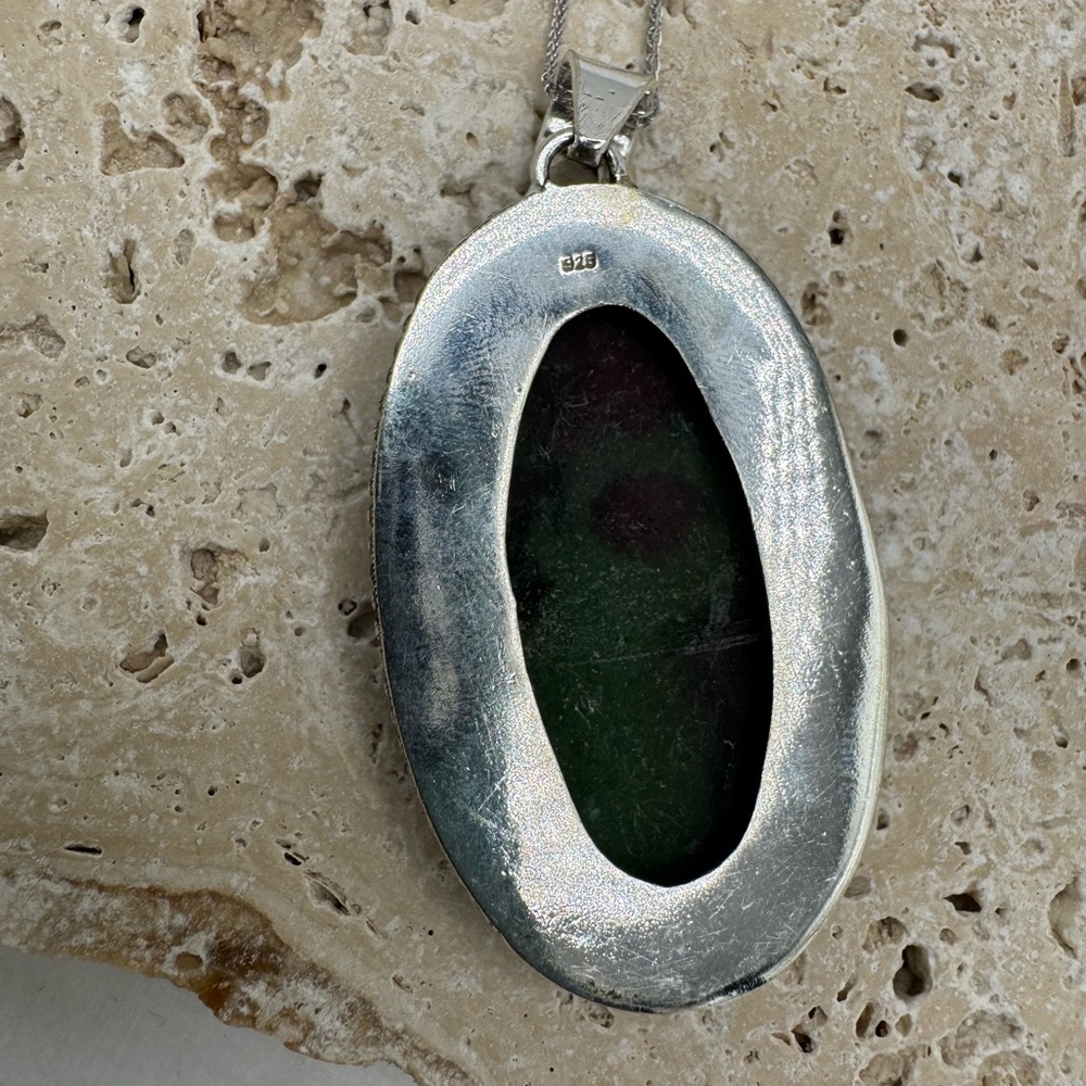 Ruby Zoisite Pendant - image 5